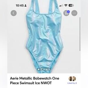 Aerie metallic babe watch one piece